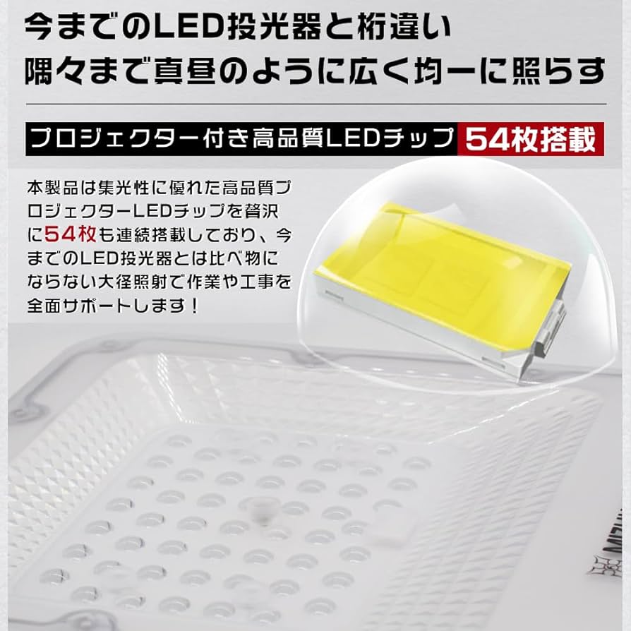 投光器 11000ルーメン hikariled_led-qptgq-300w-